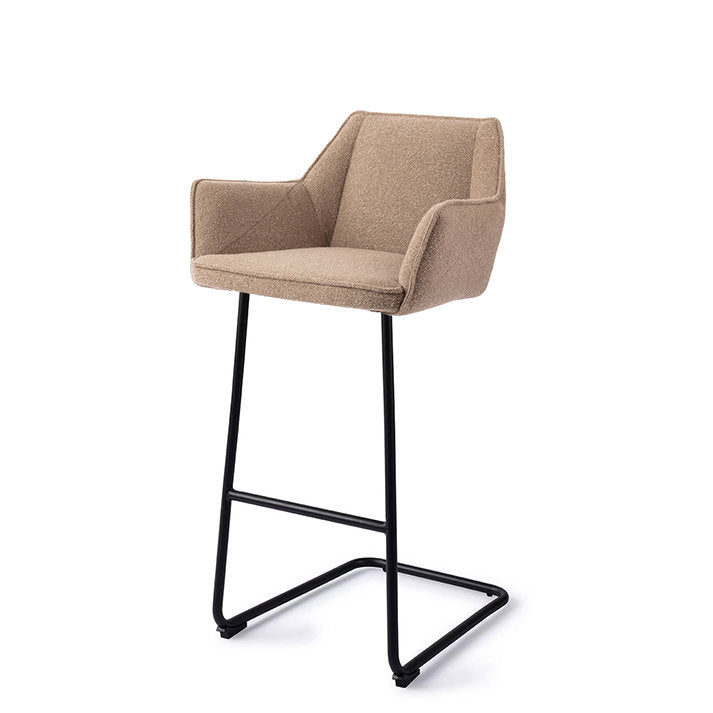 Tome Bar Chair Great Greige Arch Black (Metal)
