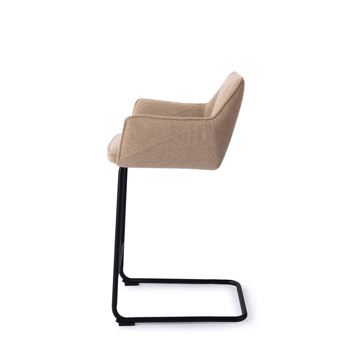 Tome Bar Chair Great Greige Arch Black (Metal)