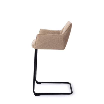 Tome Bar Chair Great Greige Arch Black (Metal)