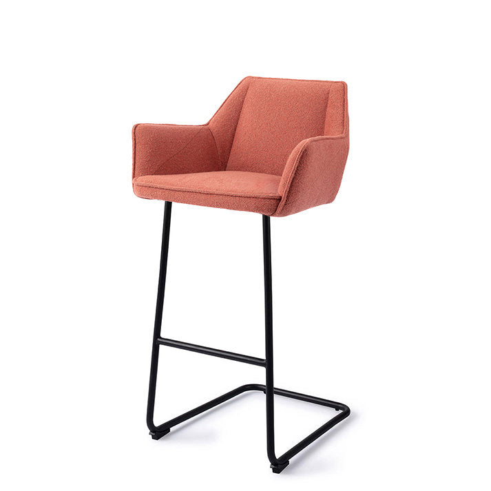 Tome Bar Chair Shabby Saffron Arch Black (Metal)