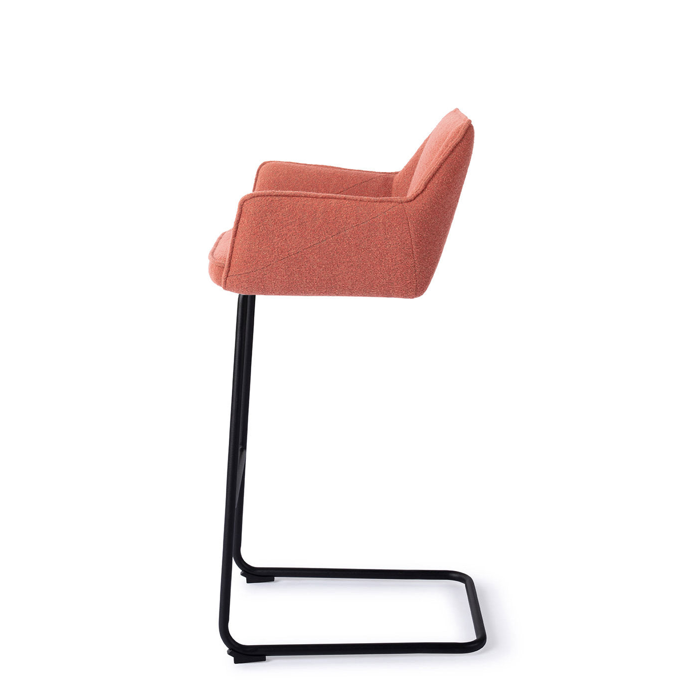 Tome Bar Chair Shabby Saffron Arch Black (Metal)