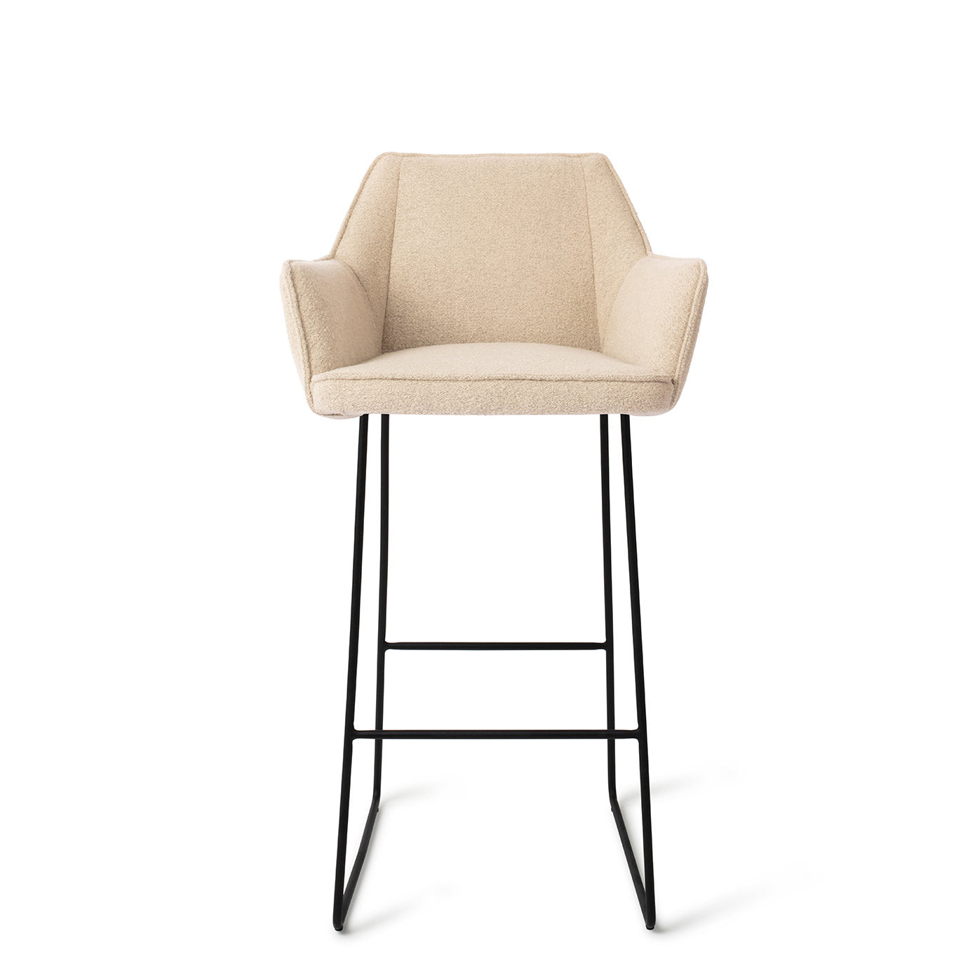 Tome Bar Chair Masai Giraffe Slide Black (Metal)