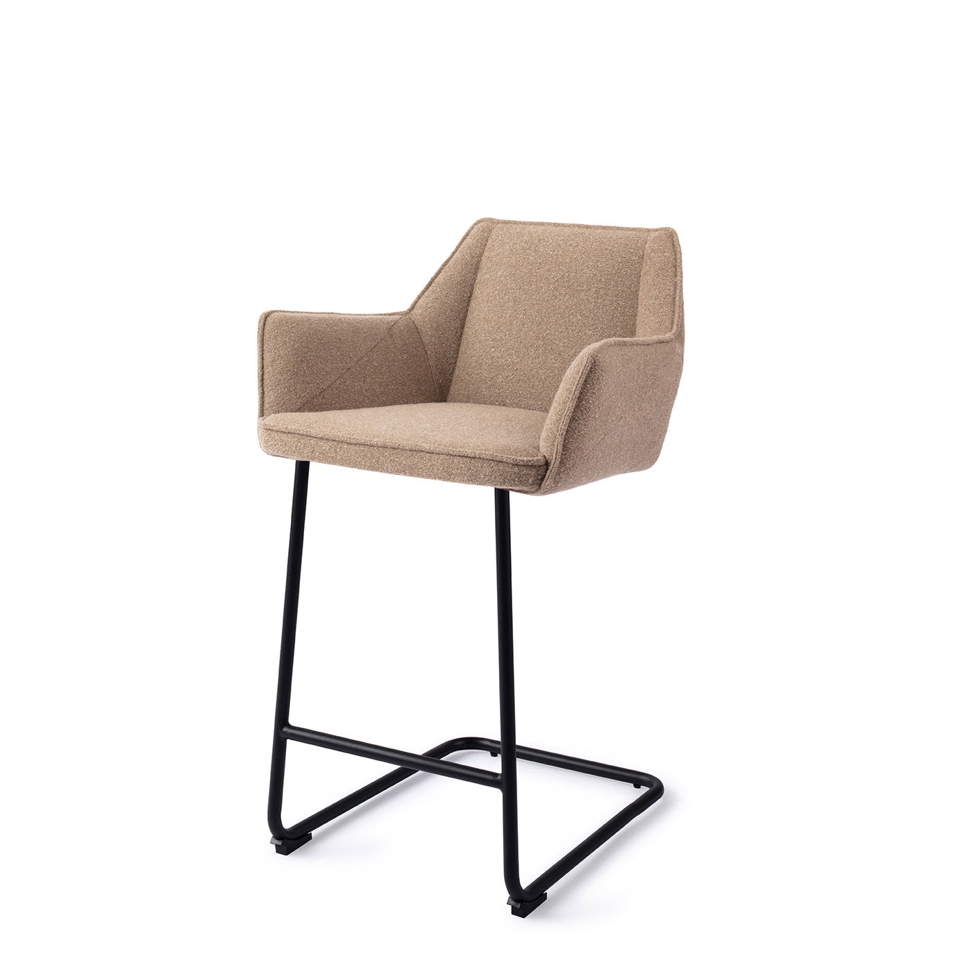 Tome Bar Chair Great Greige Arch Black (Metal)