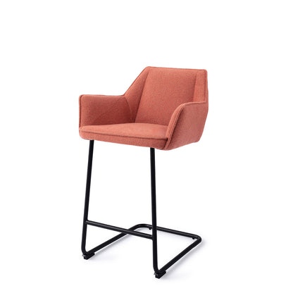 Tome Bar Chair Shabby Saffron Arch Black (Metal)