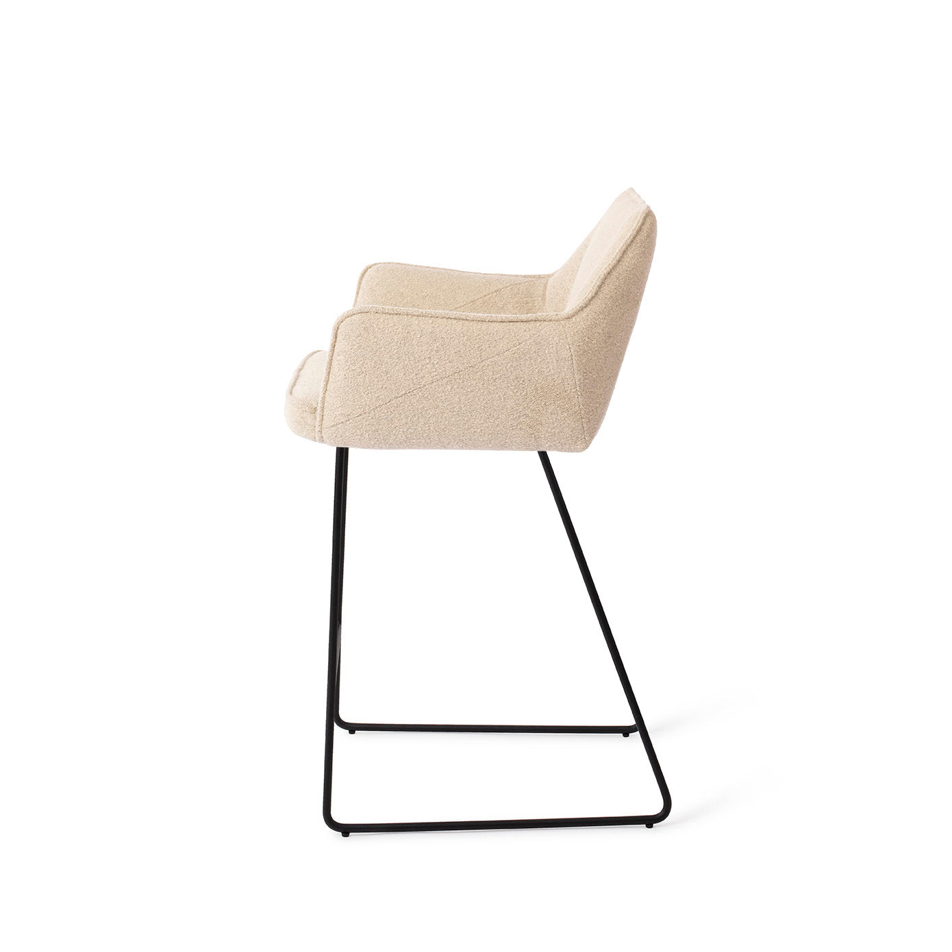 Tome Bar Chair Masai Giraffe Slide Black (Metal)