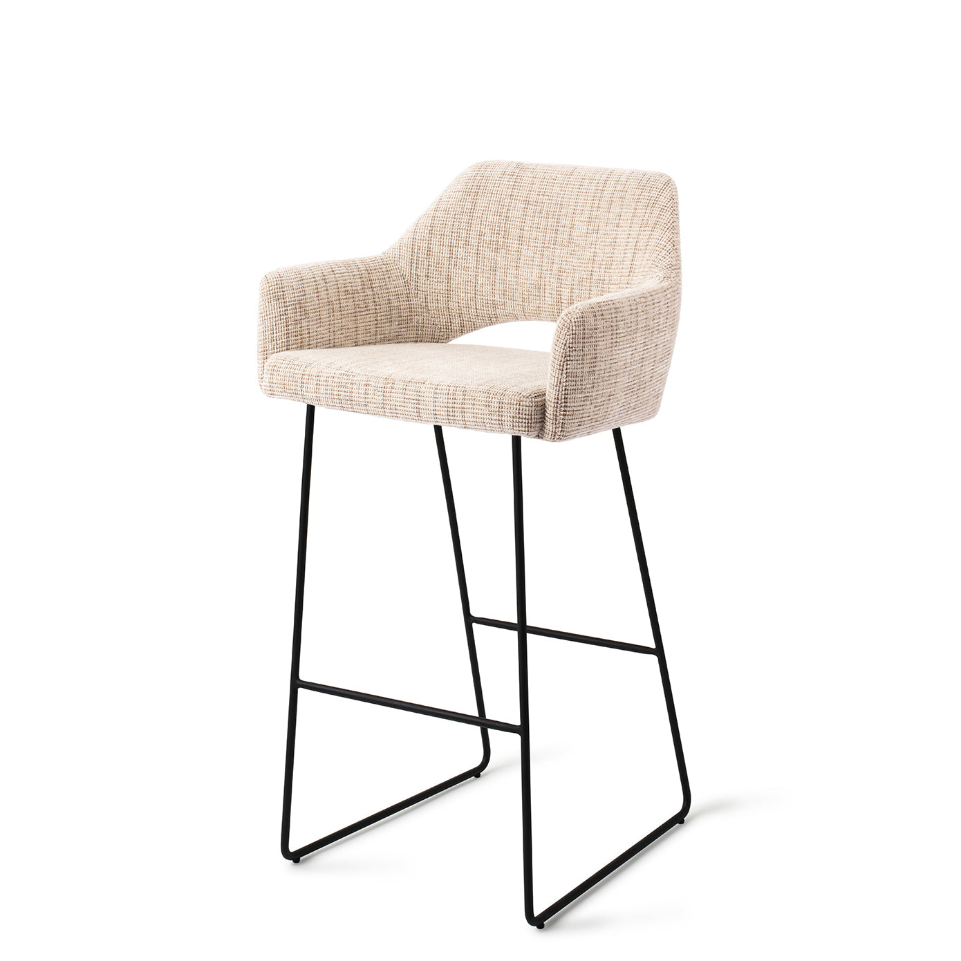 Yanai Bar Chair Caramel Grid Slide Bar (75 cm)