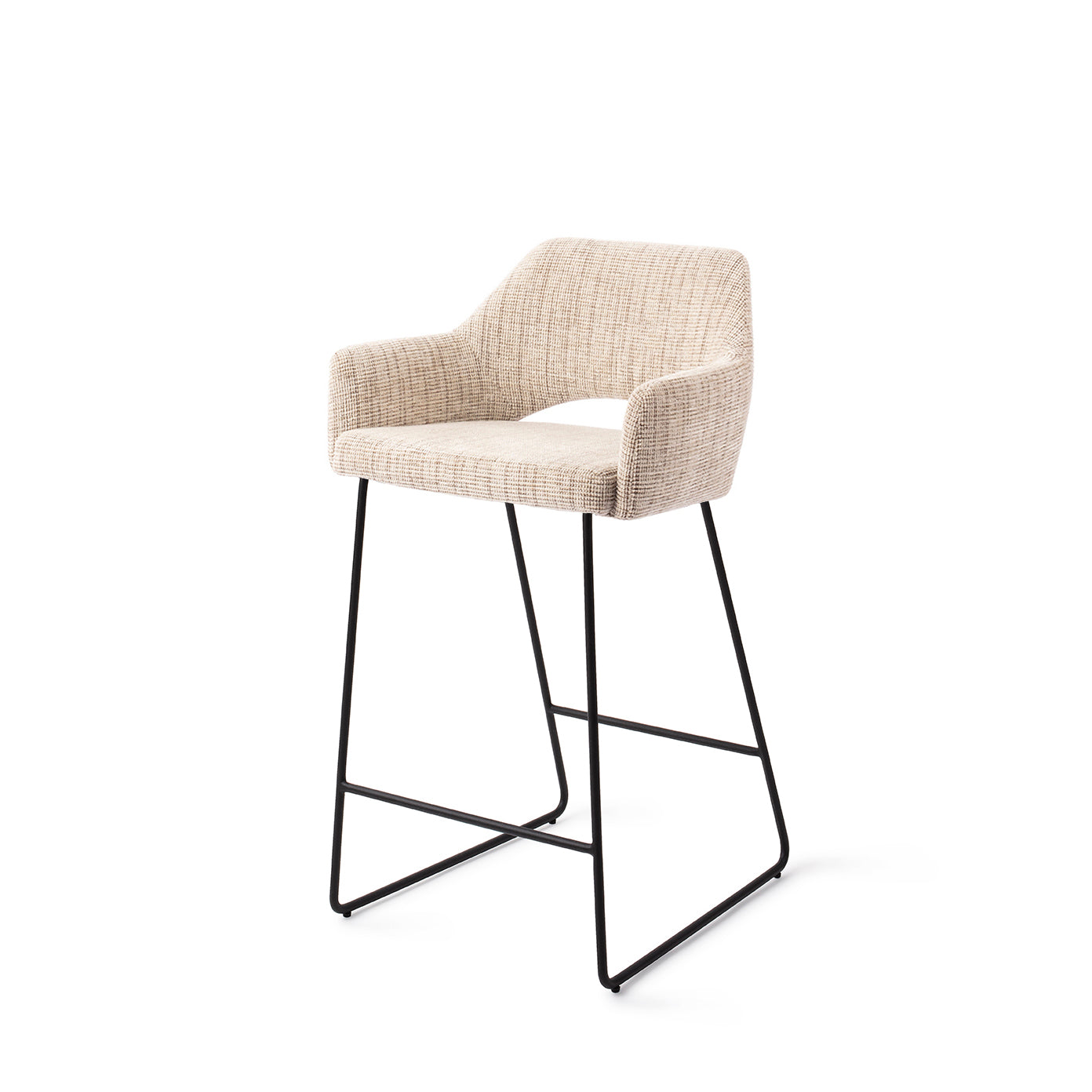 Yanai Bar Chair Caramel Grid Slide Counter (65 cm)