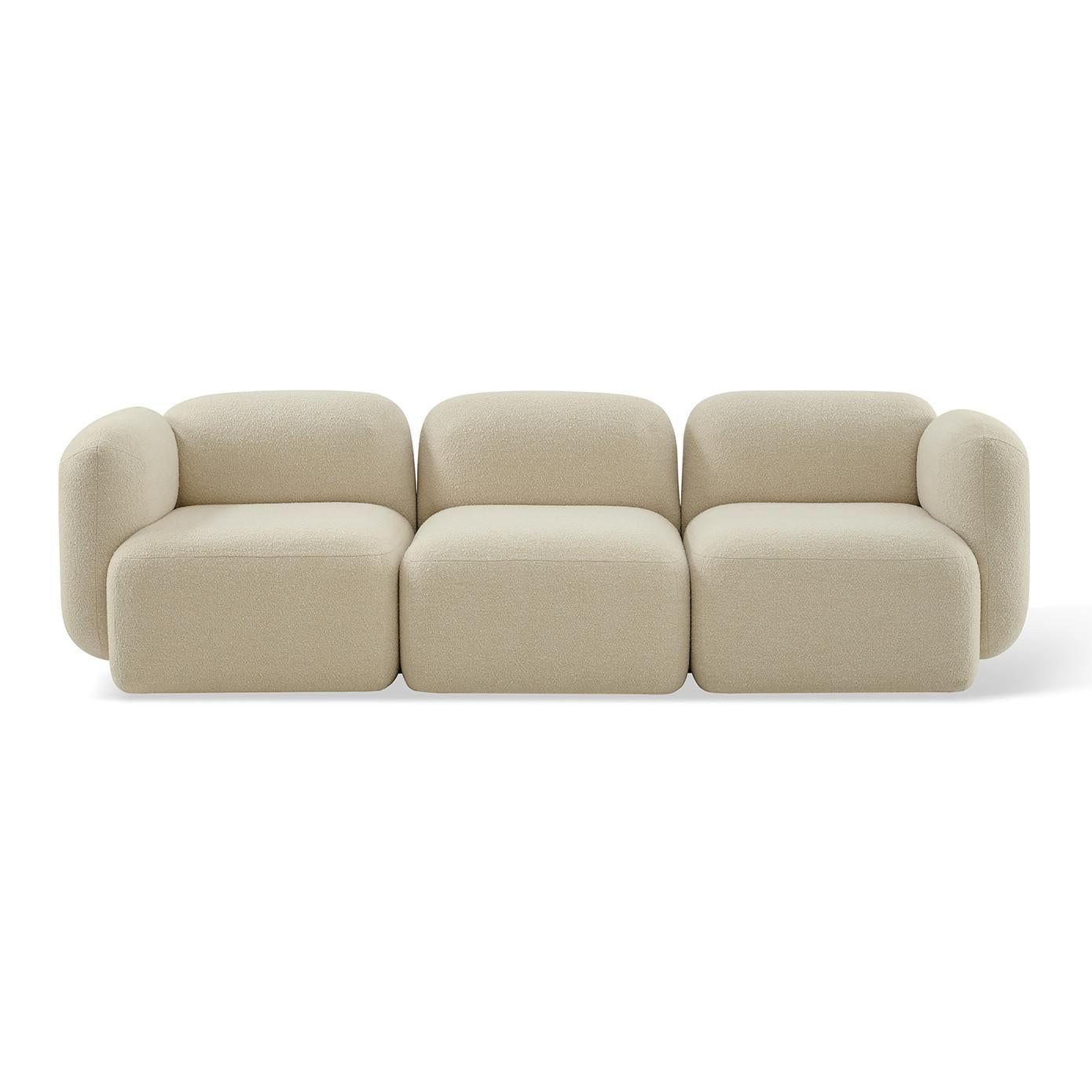 Yoshimi Sofa Cloudy Cream Corner L + Middle + Corner R
