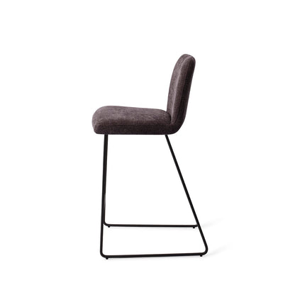 Ikata Bar Chair Almost Black Slide Counter (65 cm)