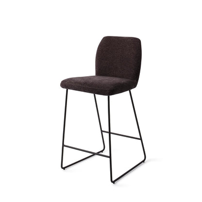 Ikata Bar Chair Almost Black Slide Counter (65 cm)
