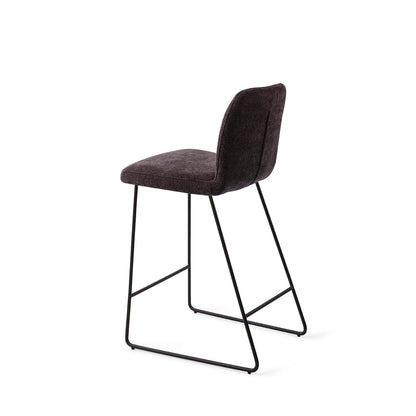 Ikata Bar Chair Almost Black Slide Counter (65 cm)
