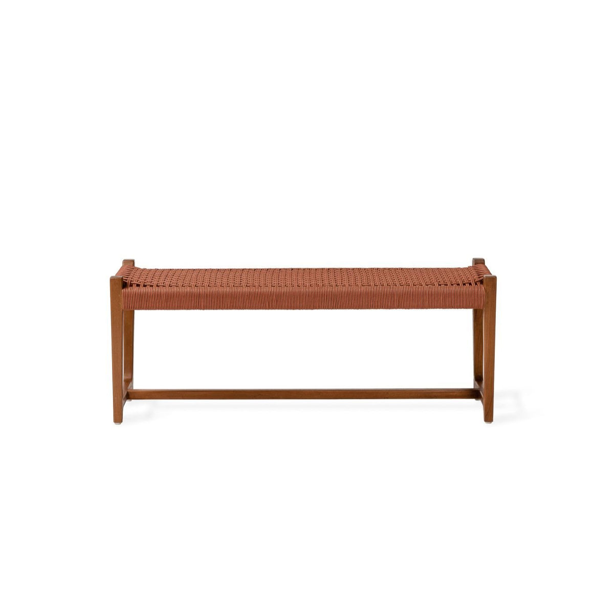 Kuwana Outdoor Bench Cinnamon Weave 120cm  Amber