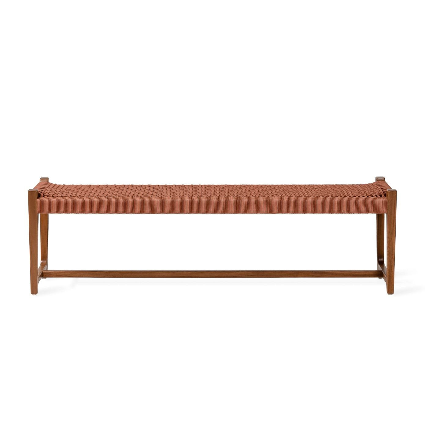 Kuwana Outdoor Bench Cinnamon Weave 160cm  Amber