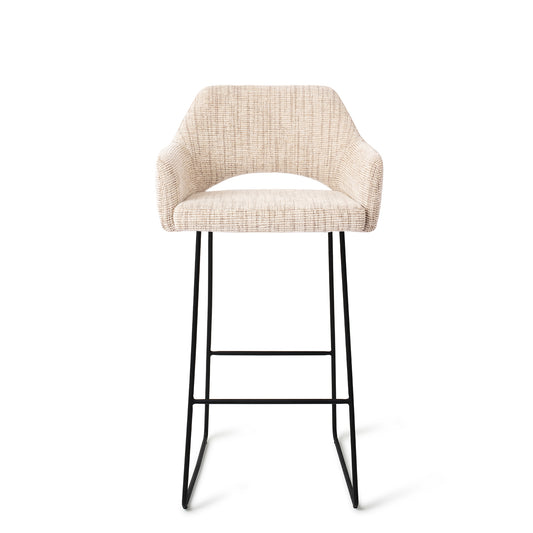 Yanai Bar Chair Caramel Grid Slide Bar (75 cm)
