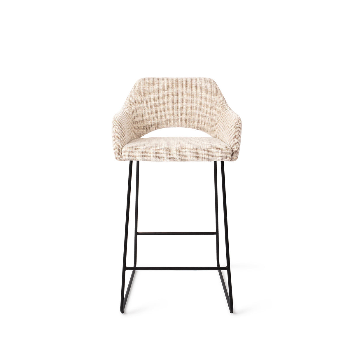 Yanai Bar Chair Caramel Grid Slide Counter (65 cm)