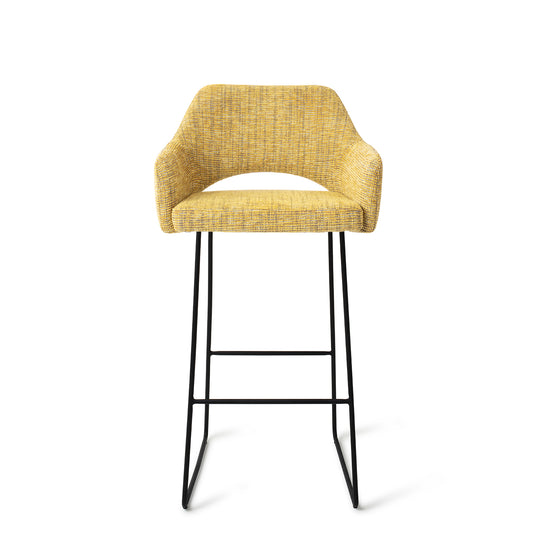 Yanai Bar Chair Lemon Lines Slide Bar (75 cm)