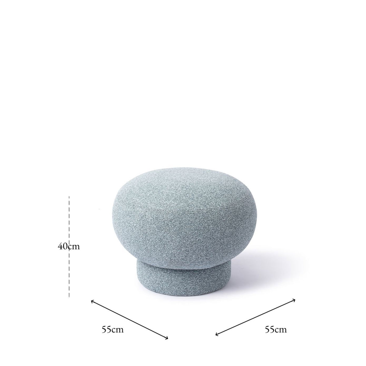 Anoo Ottoman Blue Dust