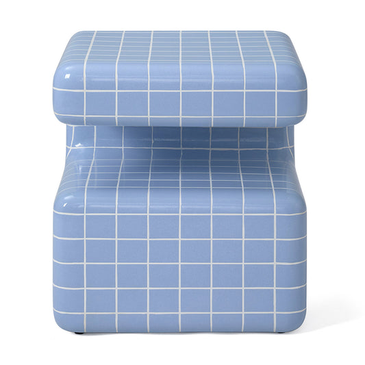 Takamu Side Table Cashmere Grid