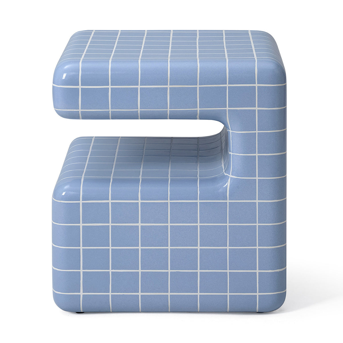Takamu Side Table Cashmere Grid