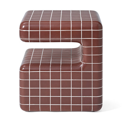 Takamu Side Table Timber Grid