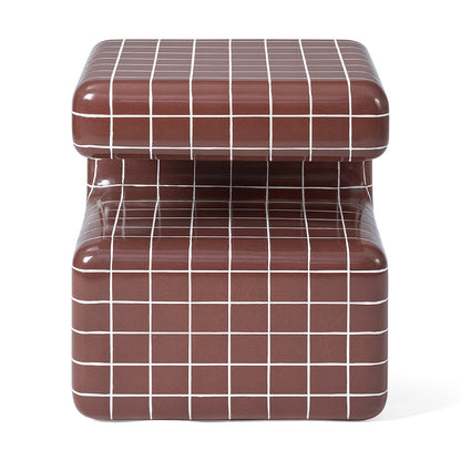 Takamu Side Table Timber Grid
