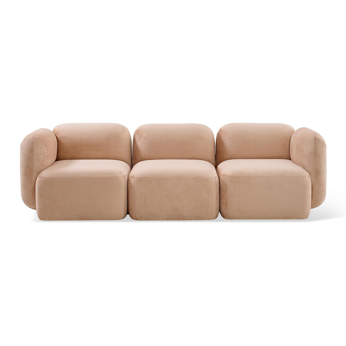 Yoshimi Sofa Pink Poise Corner L + Middle + Corner R