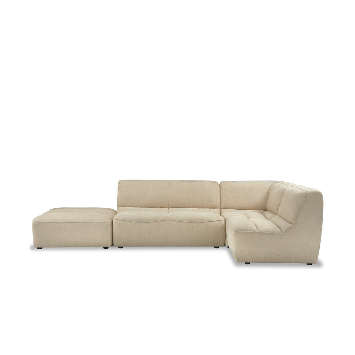 Muonist Sofa Ecru Combi 7 Right