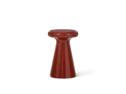 Yahiko Side Table Burgundy Gloss 46cm