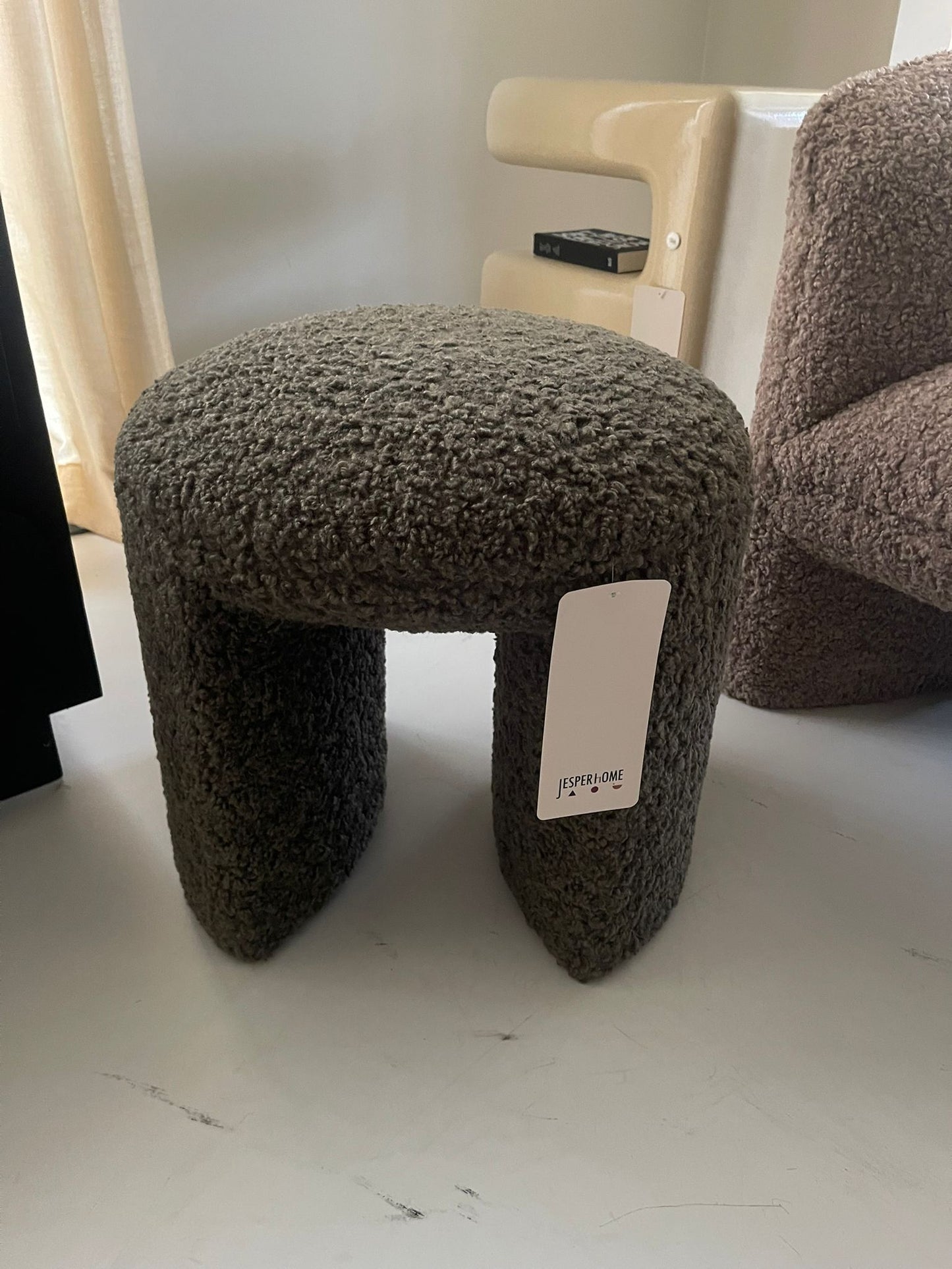 Nachii Poef Plush Moss