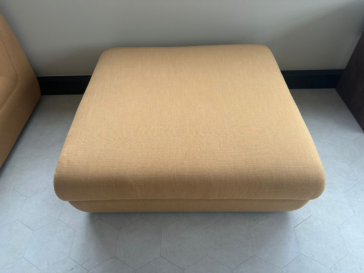 Esan Bank Marigold Ottoman