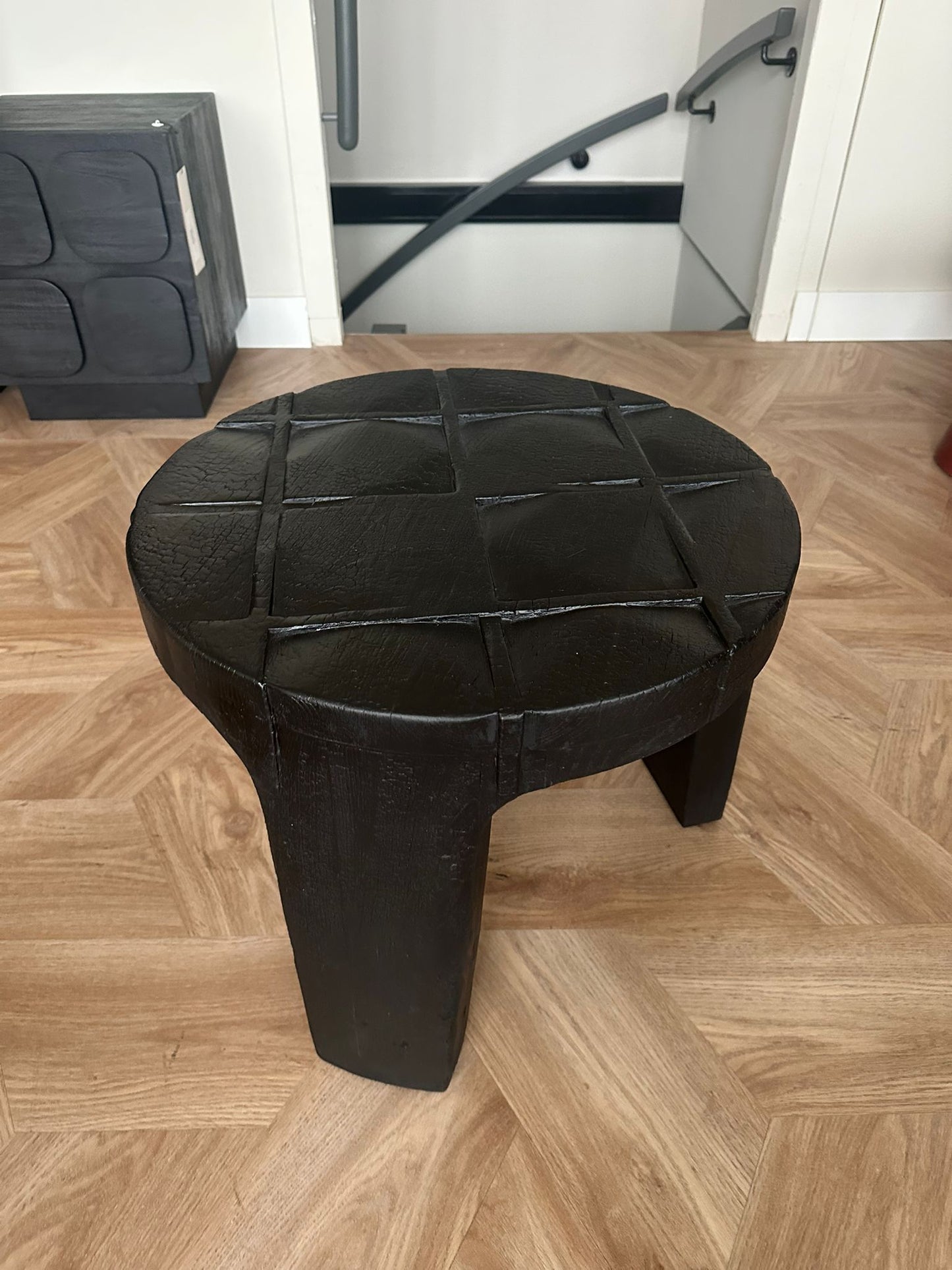 Kartano Zijtafel Burnt Black 56x45