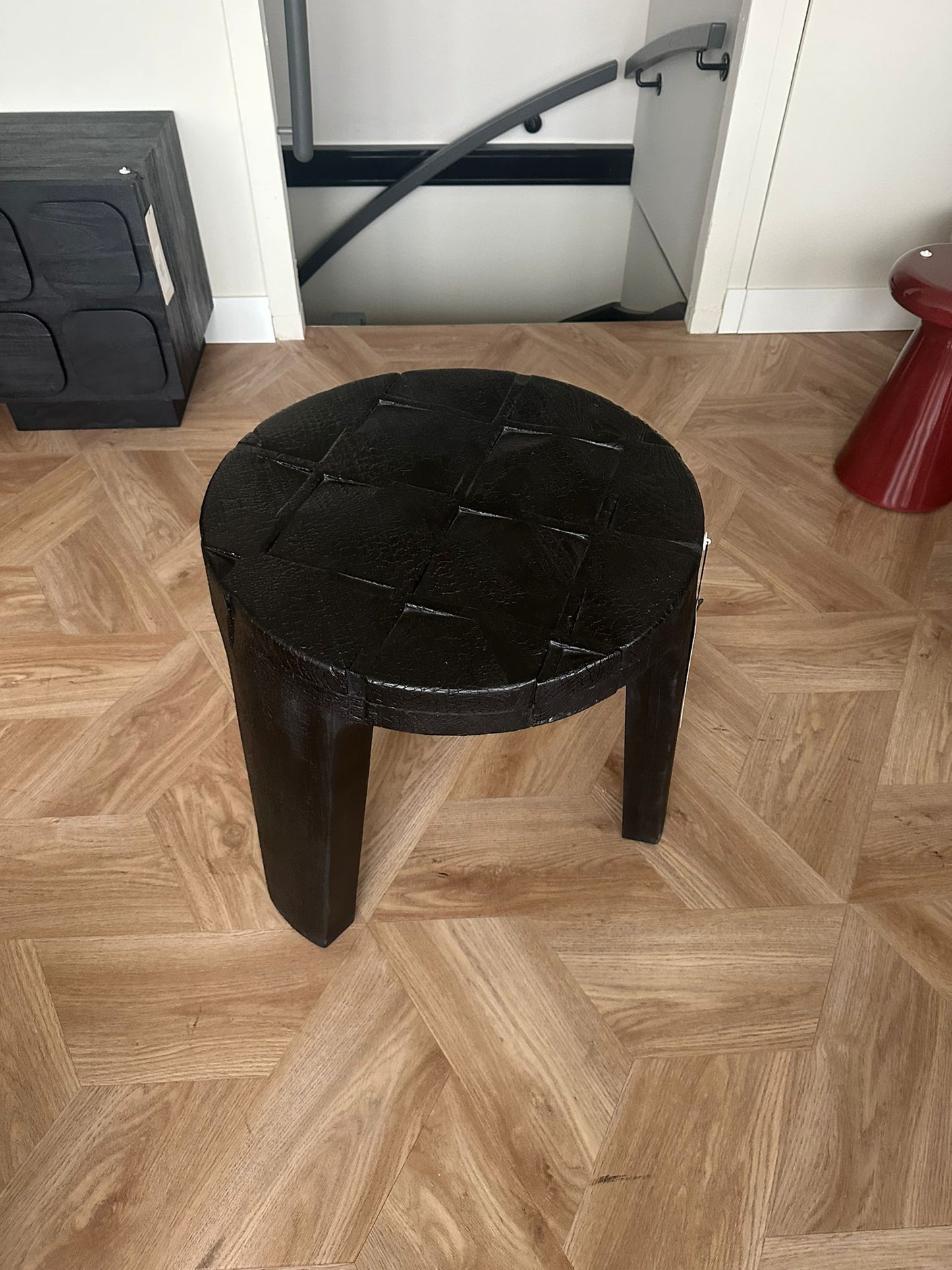 Kartano Zijtafel Burnt Black 56x56