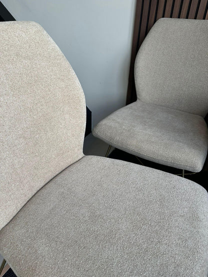 Bundle of 4x Misaki / Ikata Dining Chair Funky Fudge - Beehive Gold